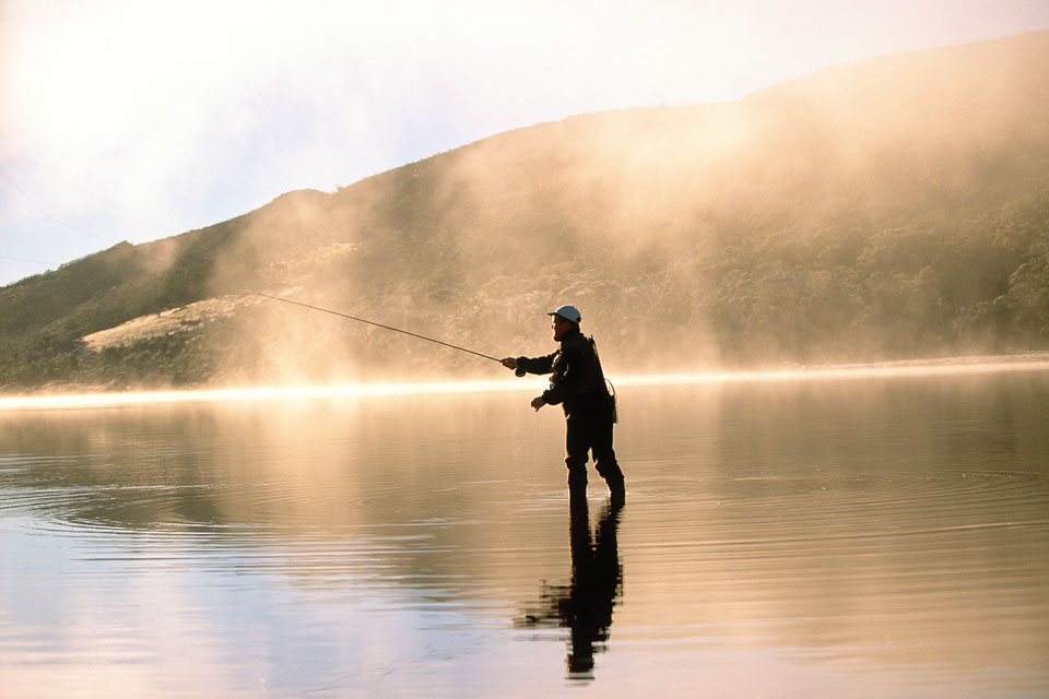 Fly Fishing at Cradle Mountain