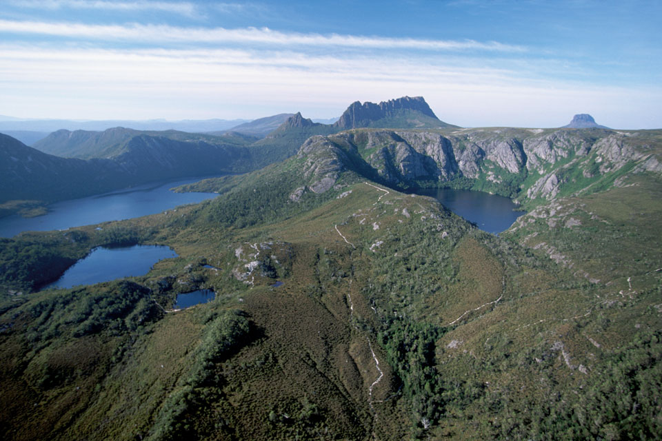 Helicopter flights around Cradle Mountain